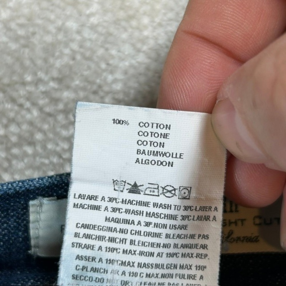 Agave Denim Men's Waterman Relaxed Fit Straight Cut Denim Blue Jeans 36x33 - Picture 6 of 15